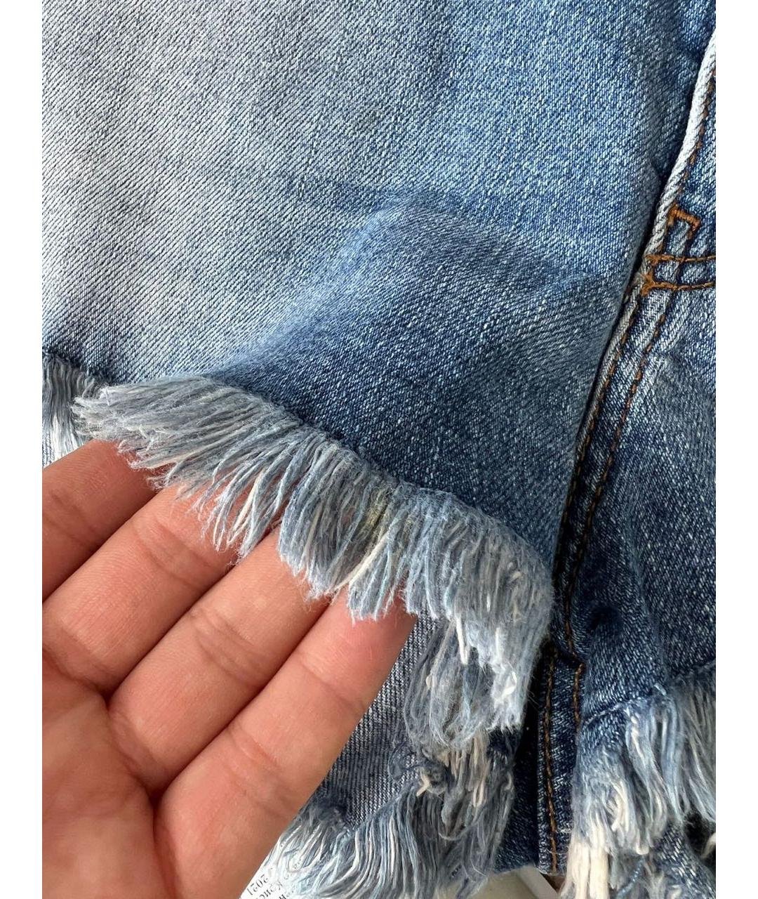 STELLA MCCARTNEY Синие хлопковые шорты, фото 8