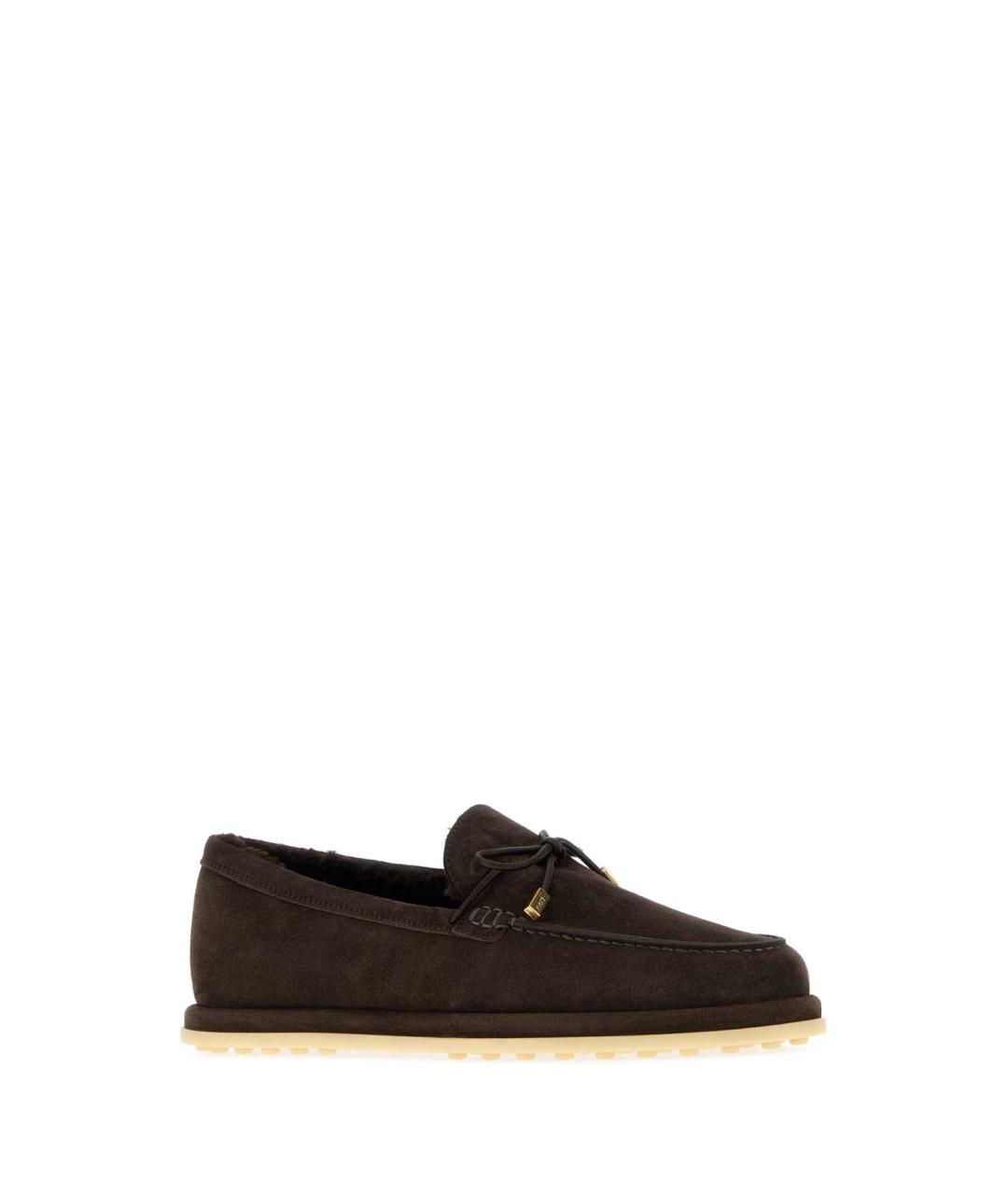 TOD'S Коричневые кожаные лоферы, фото 2