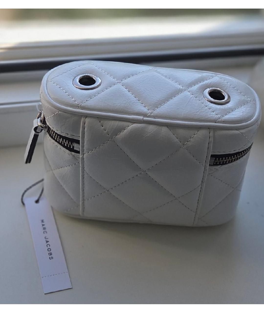 MARC JACOBS Белая кожаная сумка через плечо, фото 2