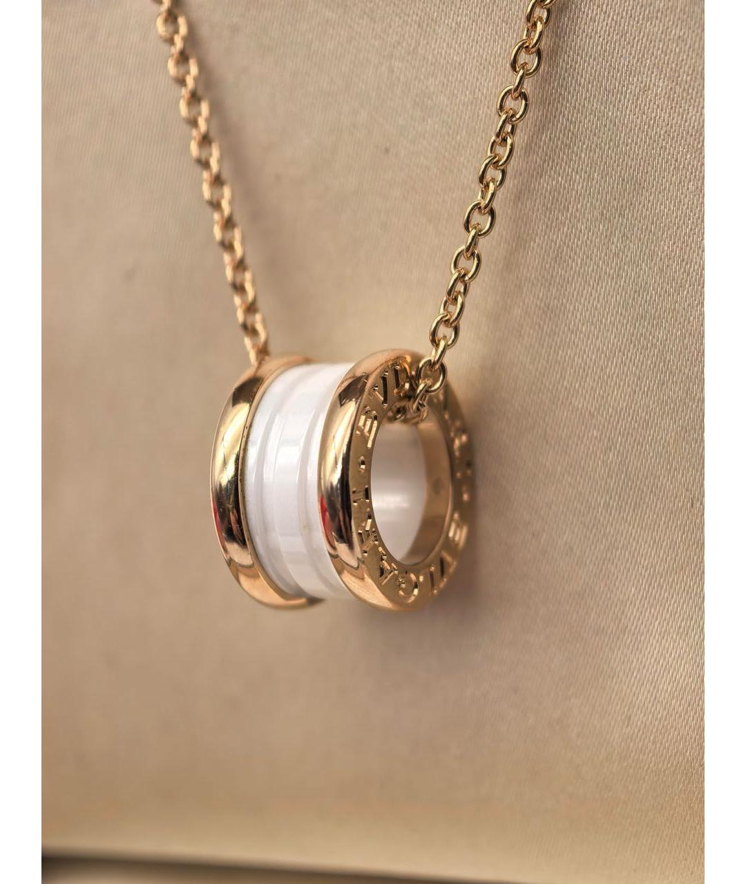 BVLGARI Золотое колье из розового золота, фото 3