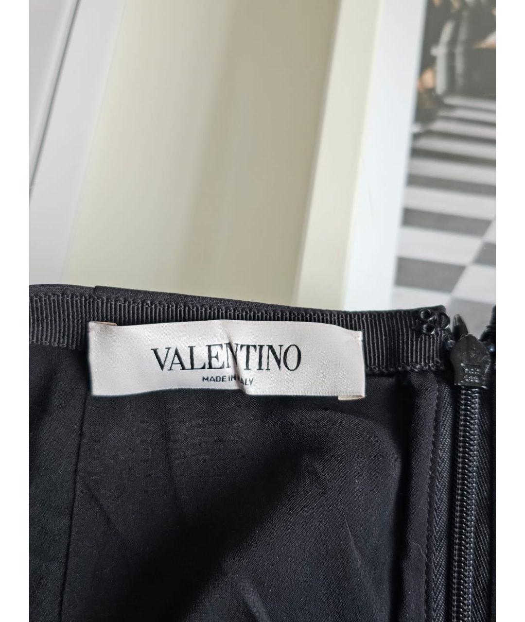 VALENTINO Черная юбка миди, фото 6