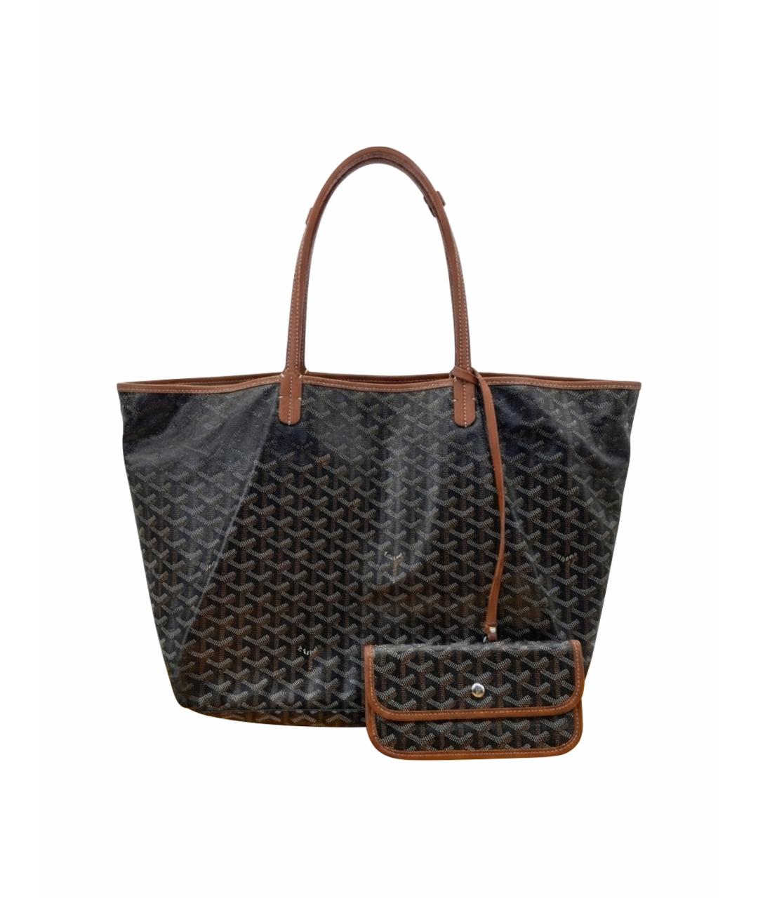 GOYARD Коричневая пляжная сумка, фото 1