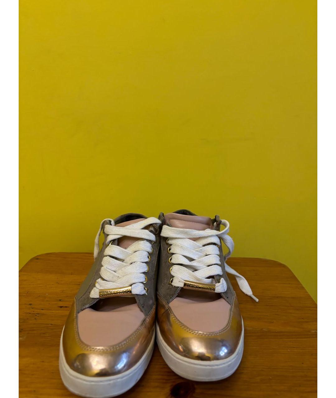 JIMMY CHOO Мульти кожаные кроссовки, фото 2