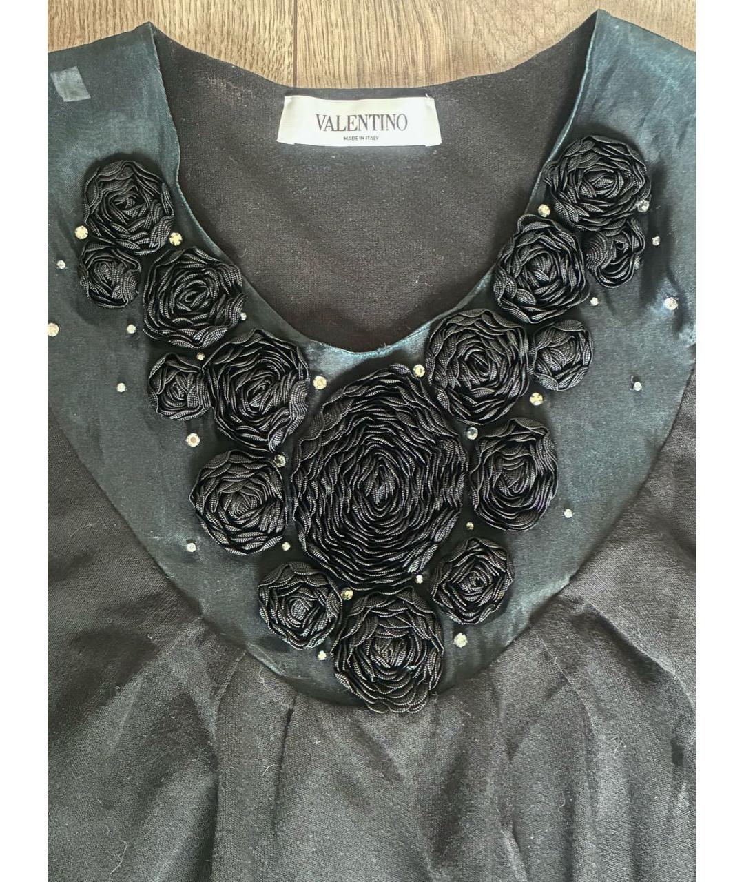 VALENTINO Черная шерстяная майка, фото 3