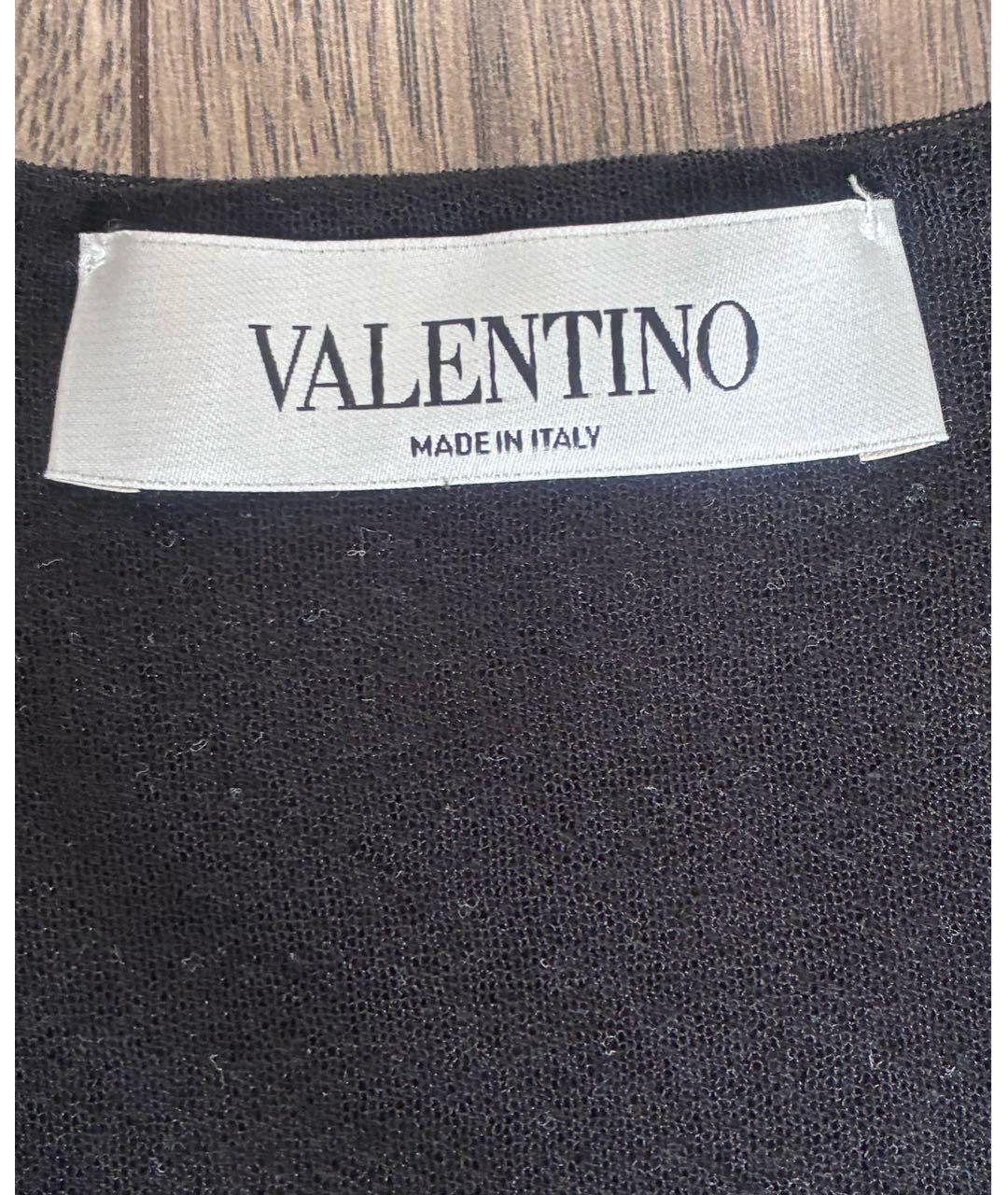 VALENTINO Черная шерстяная майка, фото 5