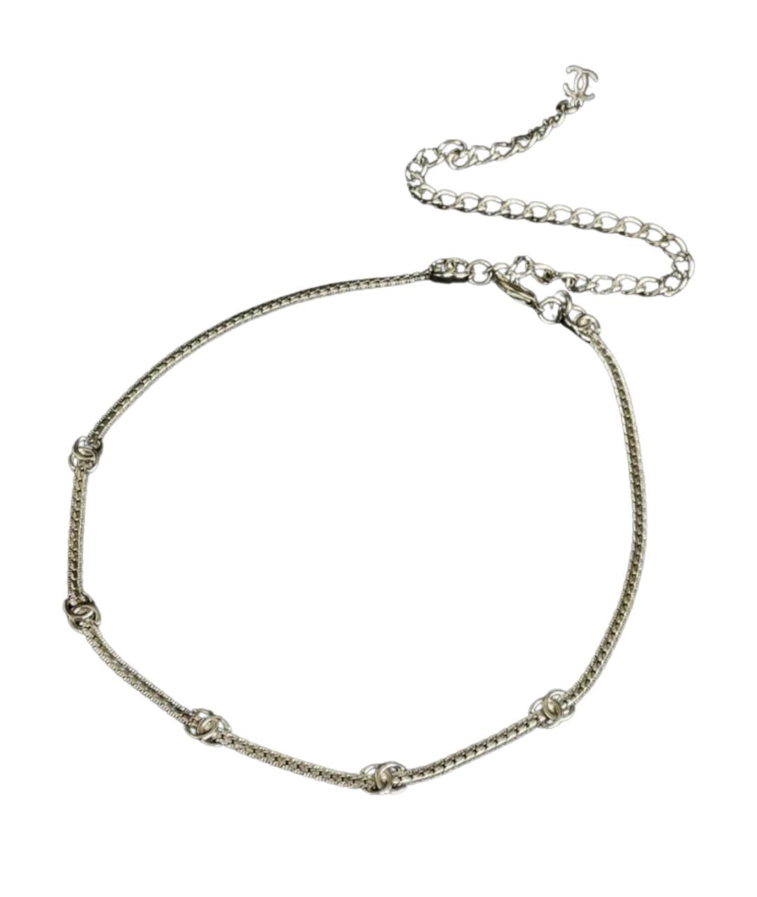 CHANEL Серебряное колье, фото 1