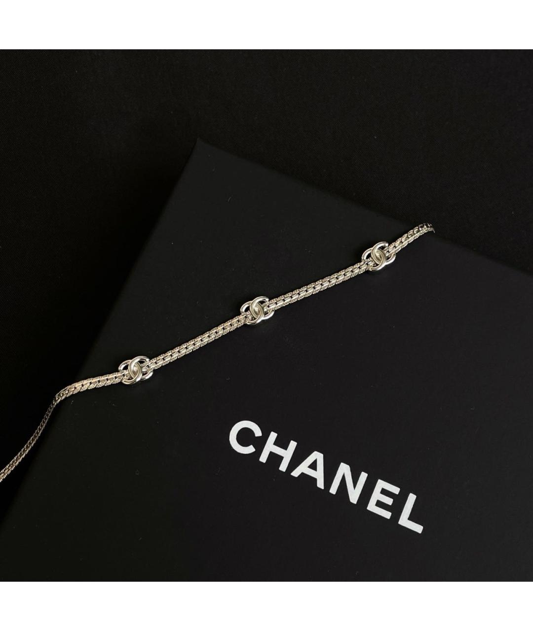 CHANEL Серебряное колье, фото 5