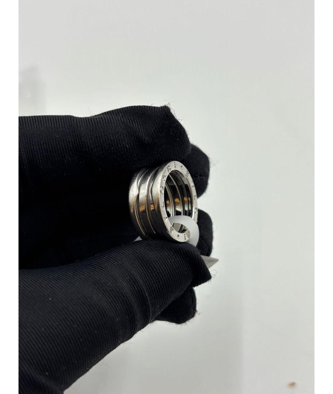 BVLGARI Серебряное кольцо из белого золота, фото 4