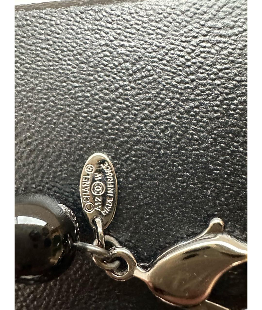 CHANEL Черное металлическое колье, фото 6