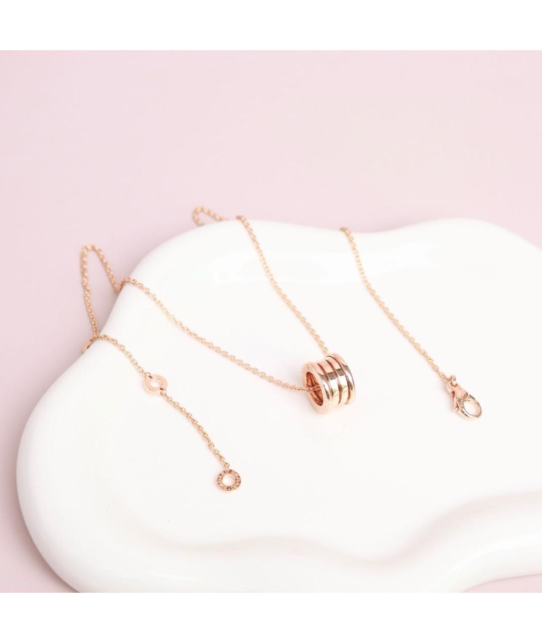 BVLGARI Золотое колье из розового золота, фото 3