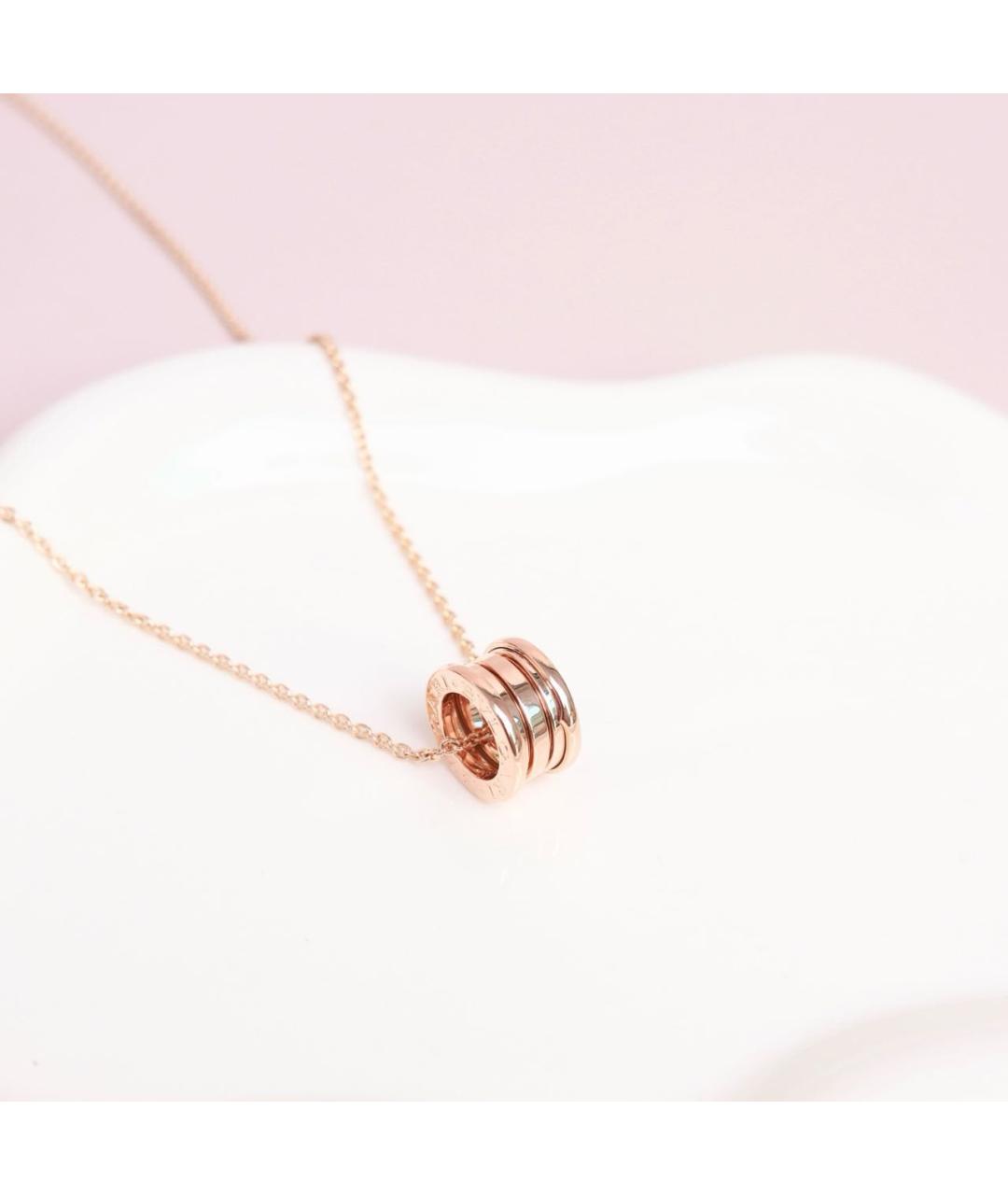 BVLGARI Золотое колье из розового золота, фото 4