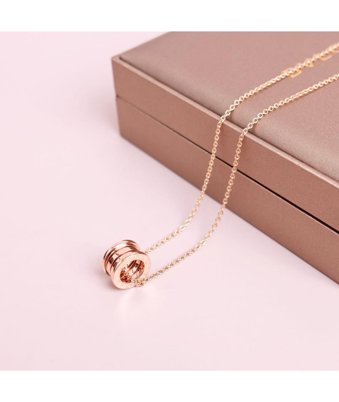 BVLGARI Золотое колье из розового золота, фото 5