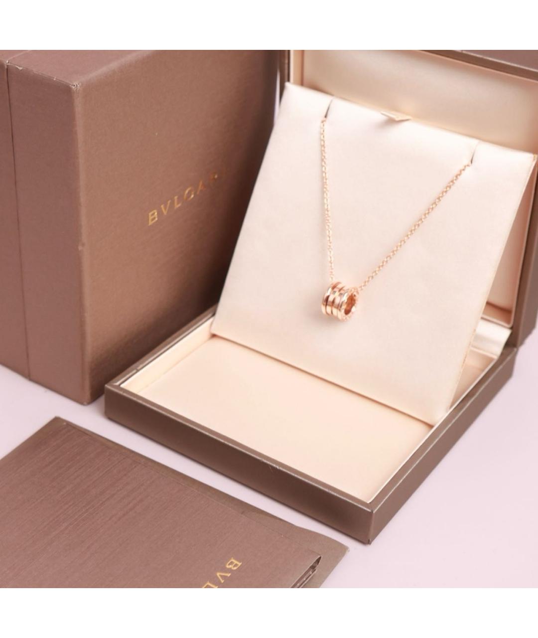 BVLGARI Золотое колье из розового золота, фото 6