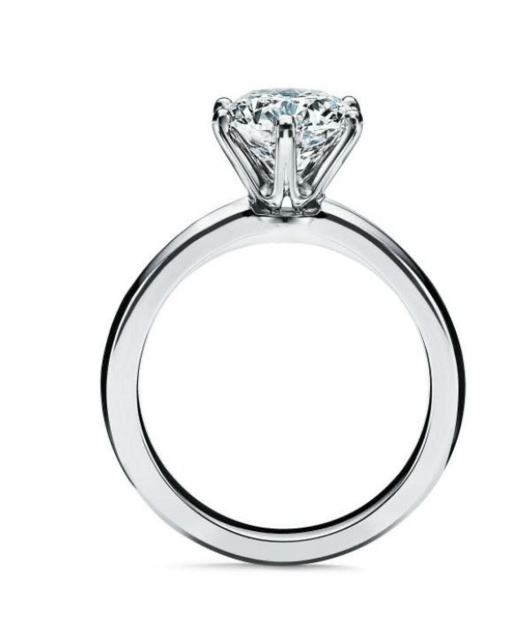 TIFFANY&CO Серебряное платиновое кольцо, фото 5