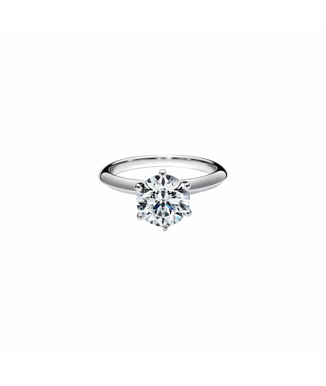 TIFFANY&CO Серебряное платиновое кольцо, фото 1