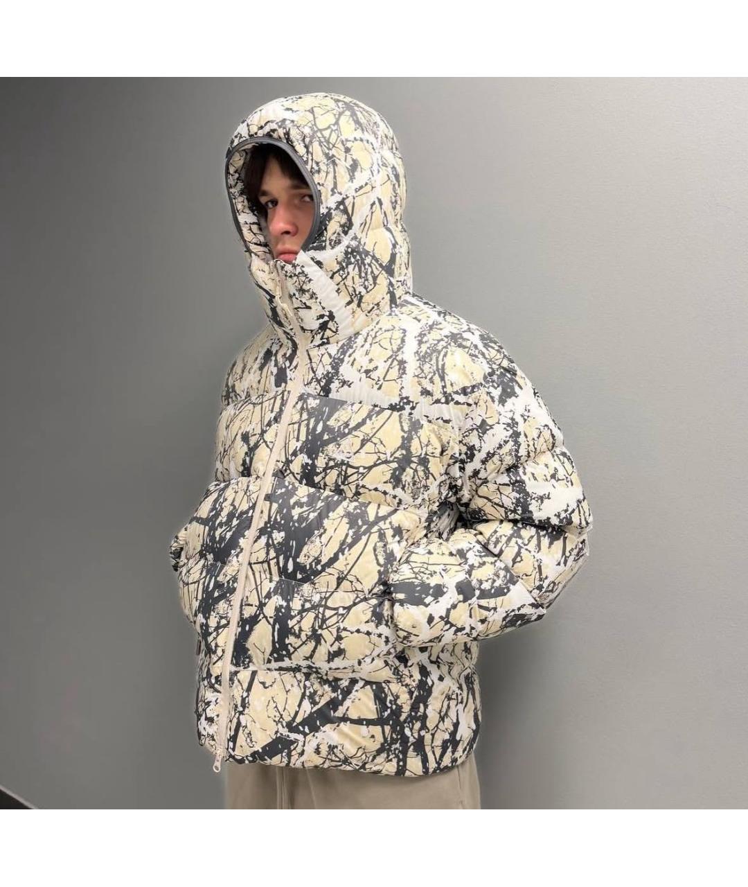 NIKE ACG Бежевый нейлоновый пуховик, фото 8