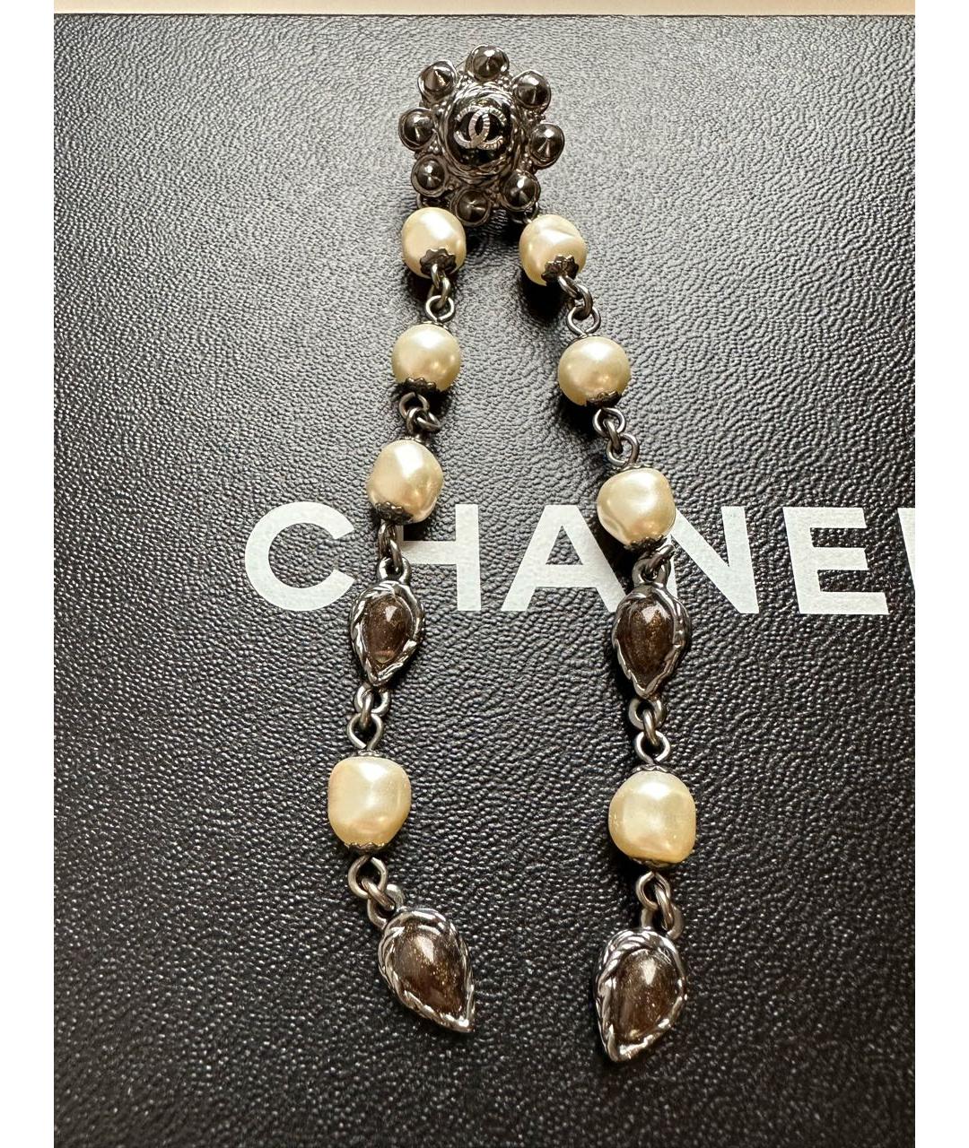 CHANEL Мульти металлические серьги, фото 4