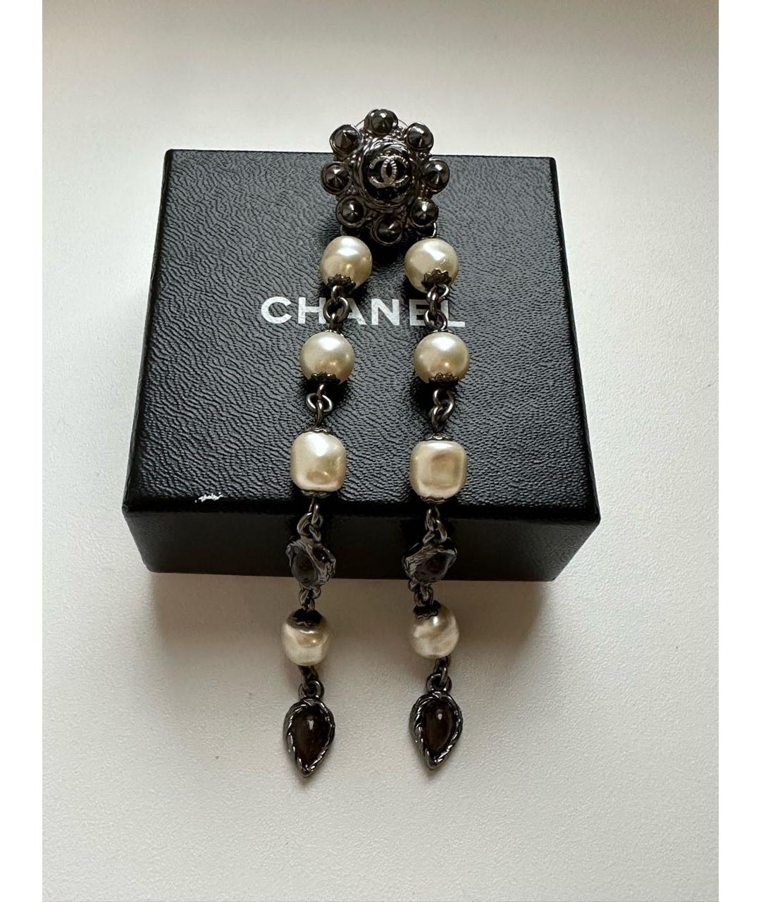 CHANEL Мульти металлические серьги, фото 9
