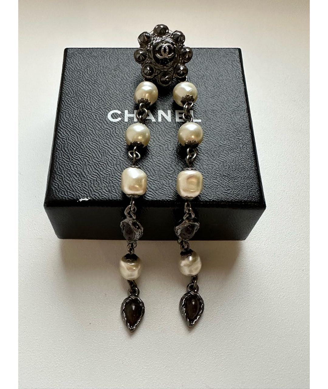 CHANEL Мульти металлические серьги, фото 2