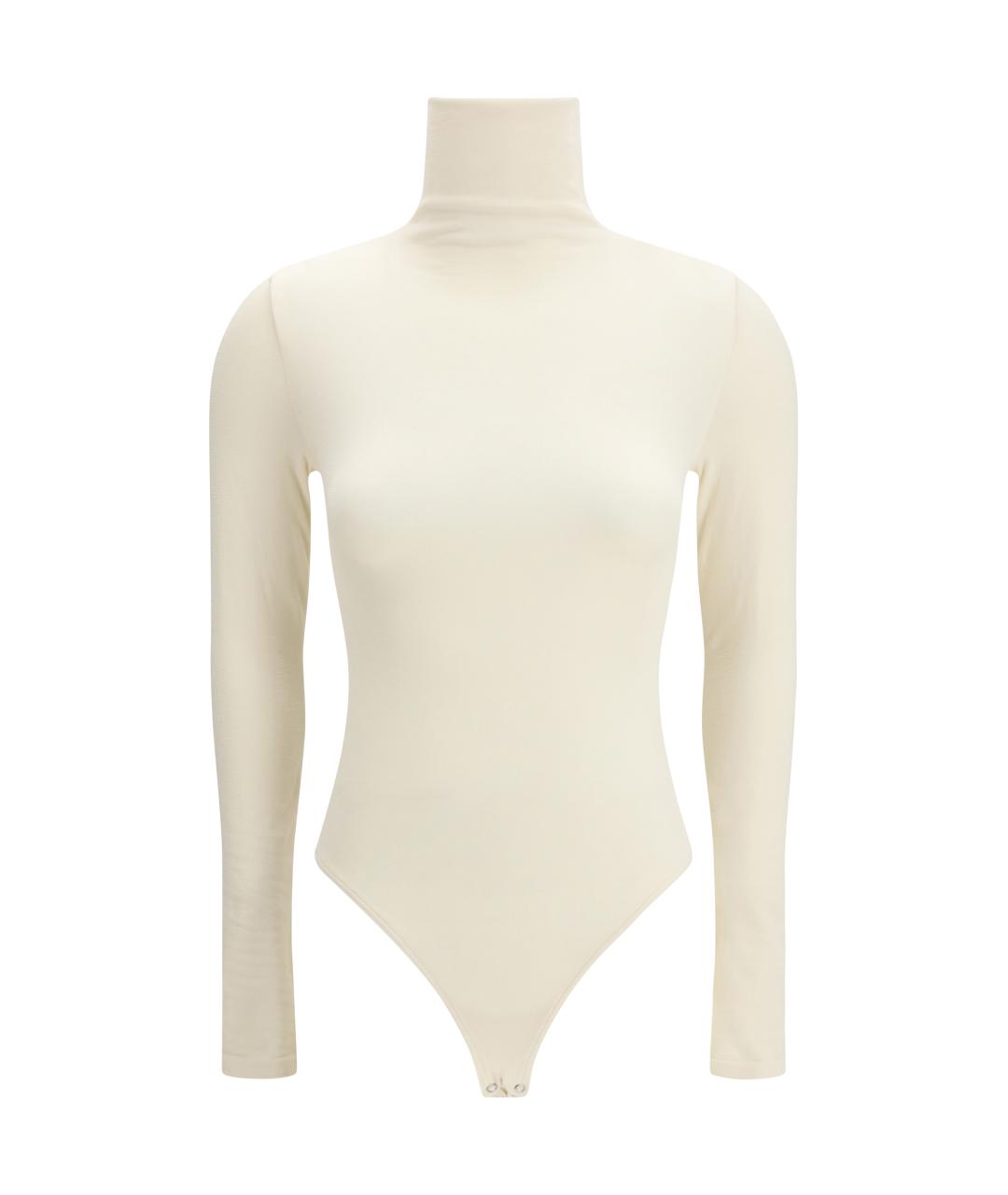 WOLFORD Бежевое хлопковое боди, фото 1