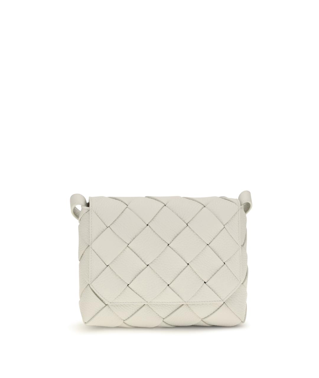 BOTTEGA VENETA Серая кожаная сумка на плечо, фото 1