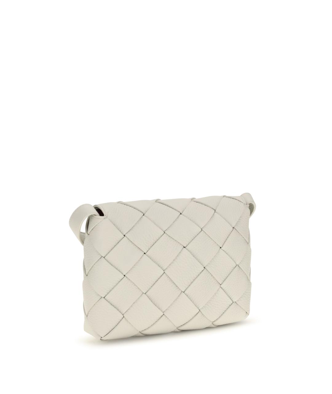 BOTTEGA VENETA Серая кожаная сумка на плечо, фото 3
