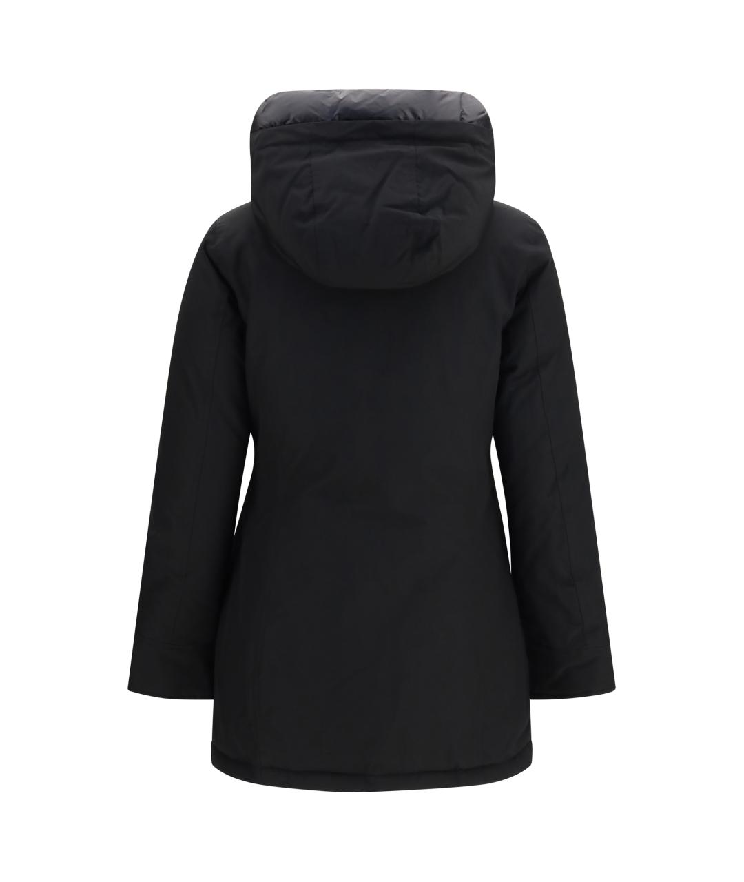 WOOLRICH Черная синтетическая парка, фото 2