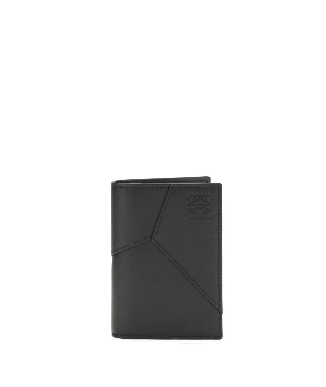 LOEWE Черный кожаный кошелек, фото 1