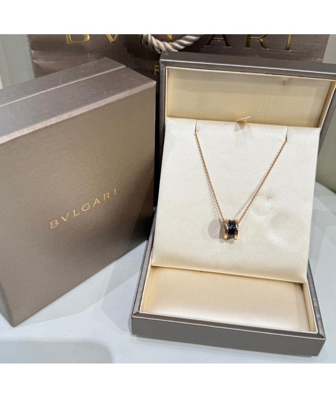 BVLGARI Золотое колье из розового золота, фото 6