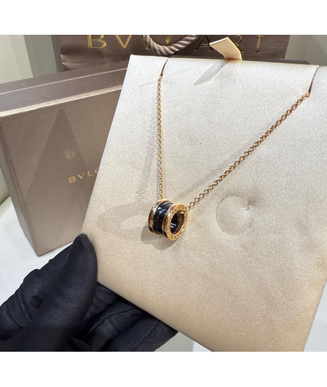 BVLGARI Золотое колье из розового золота, фото 4
