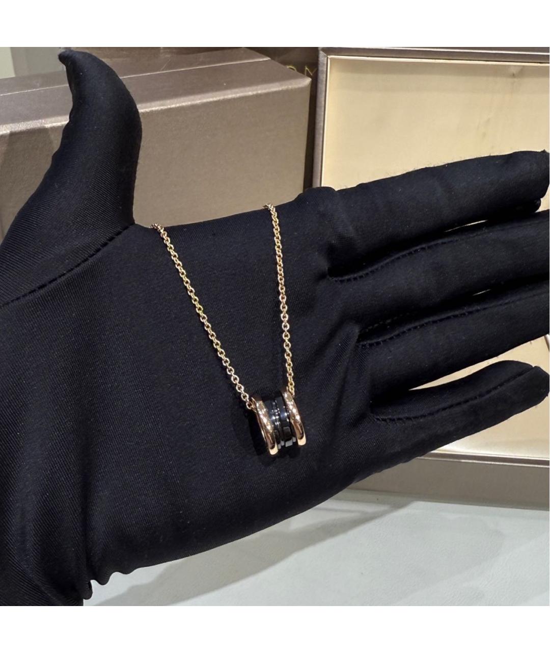 BVLGARI Золотое колье из розового золота, фото 5