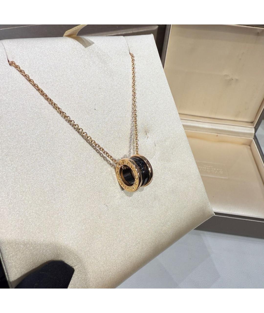 BVLGARI Золотое колье из розового золота, фото 3