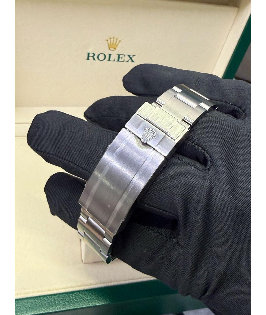 ROLEX Серебряные часы, фото 5