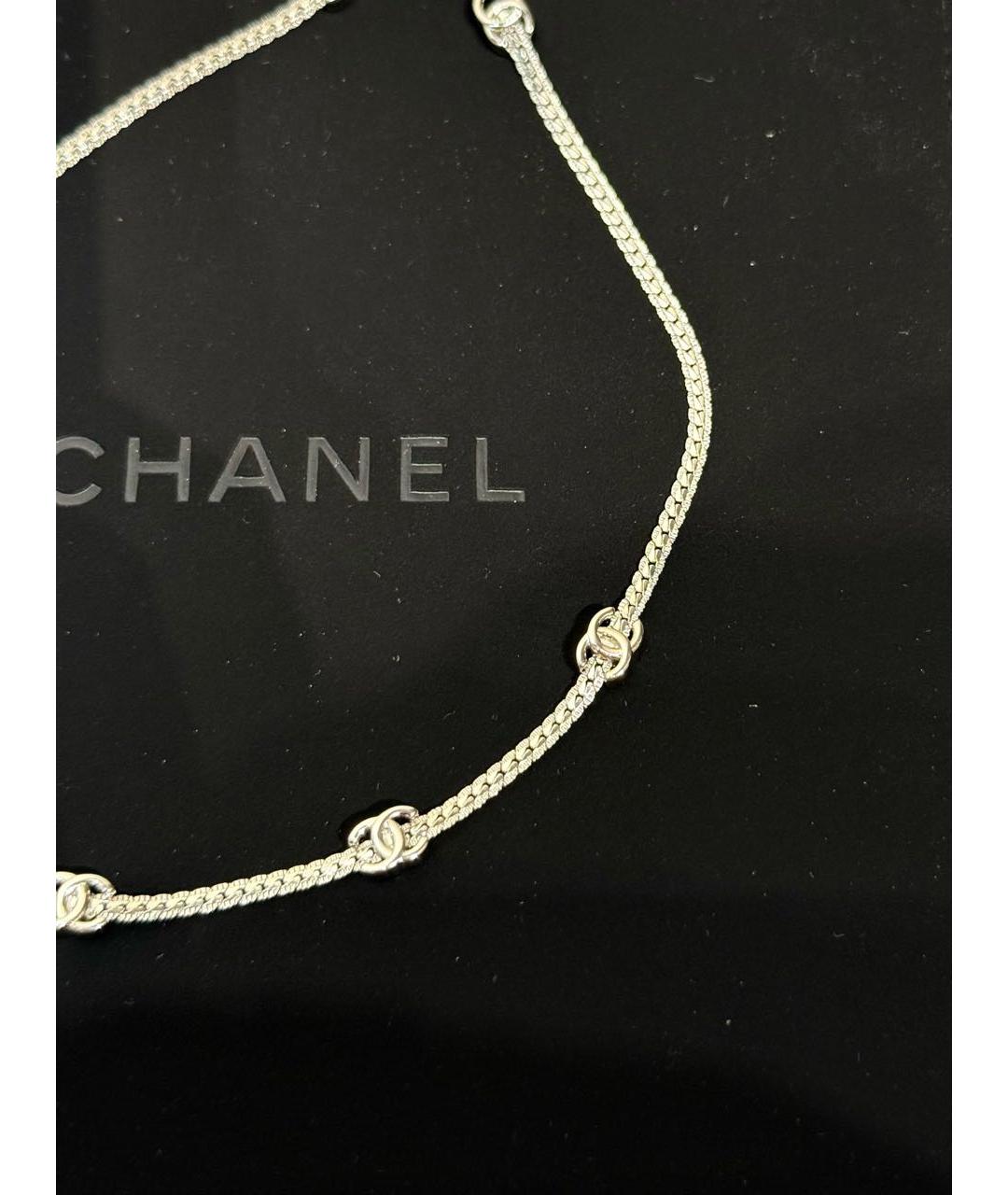 CHANEL Серебряное колье, фото 3