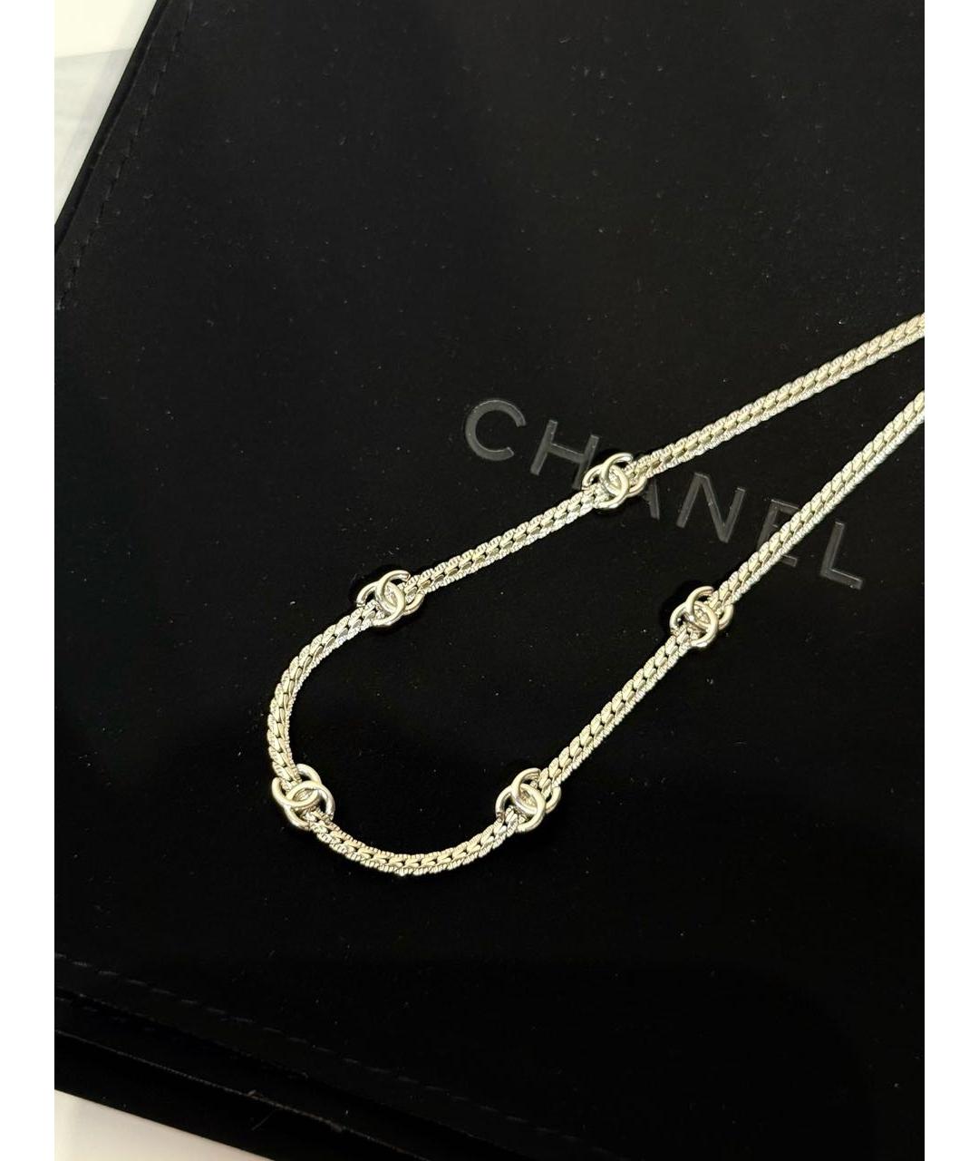 CHANEL Серебряное колье, фото 4