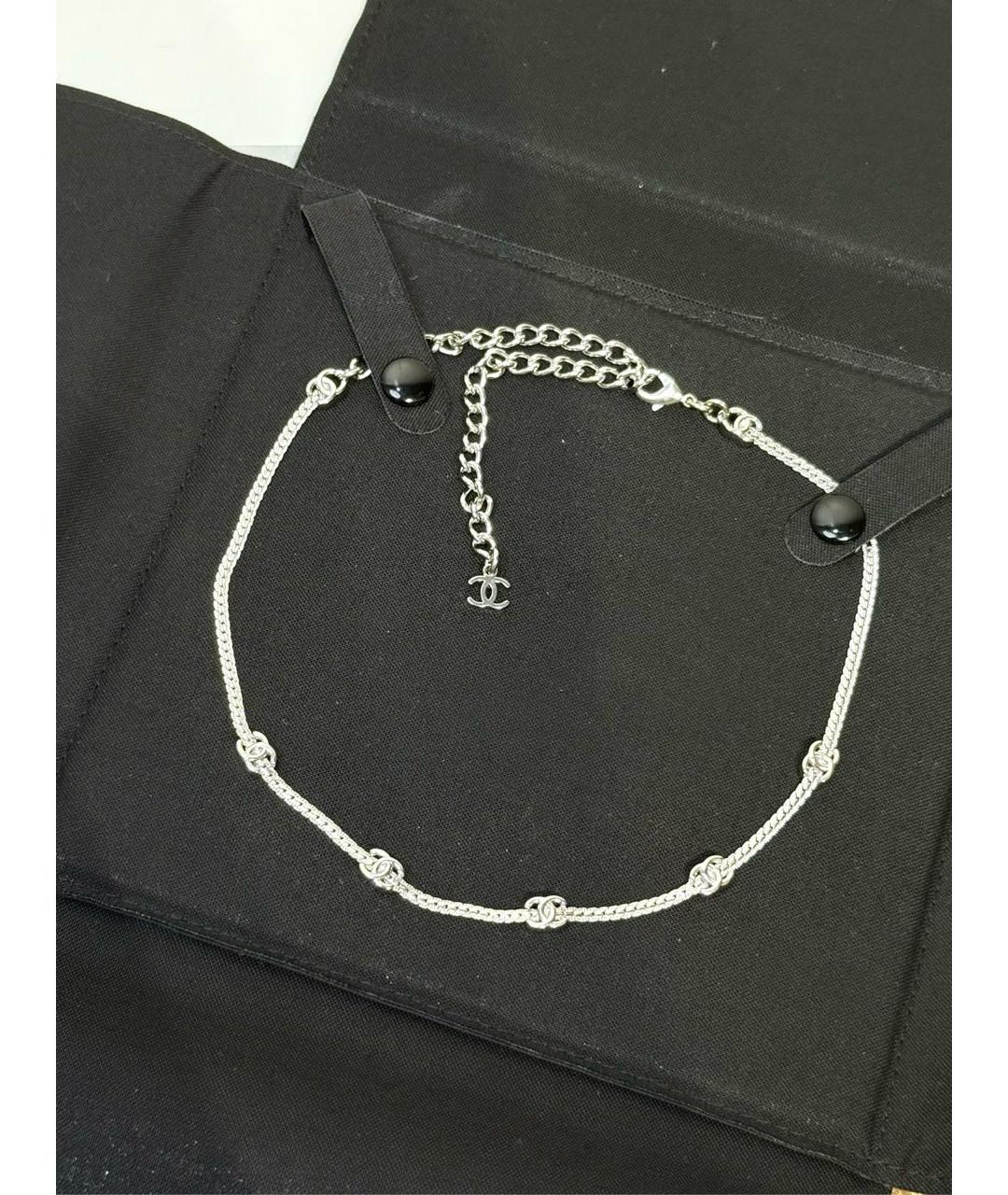CHANEL Серебряное колье, фото 2