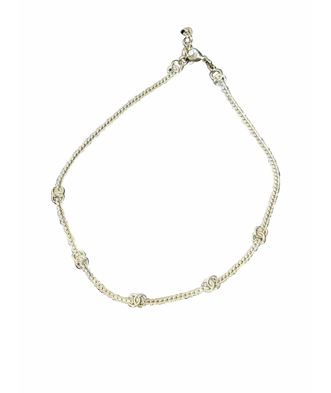 CHANEL Серебряное колье, фото 1