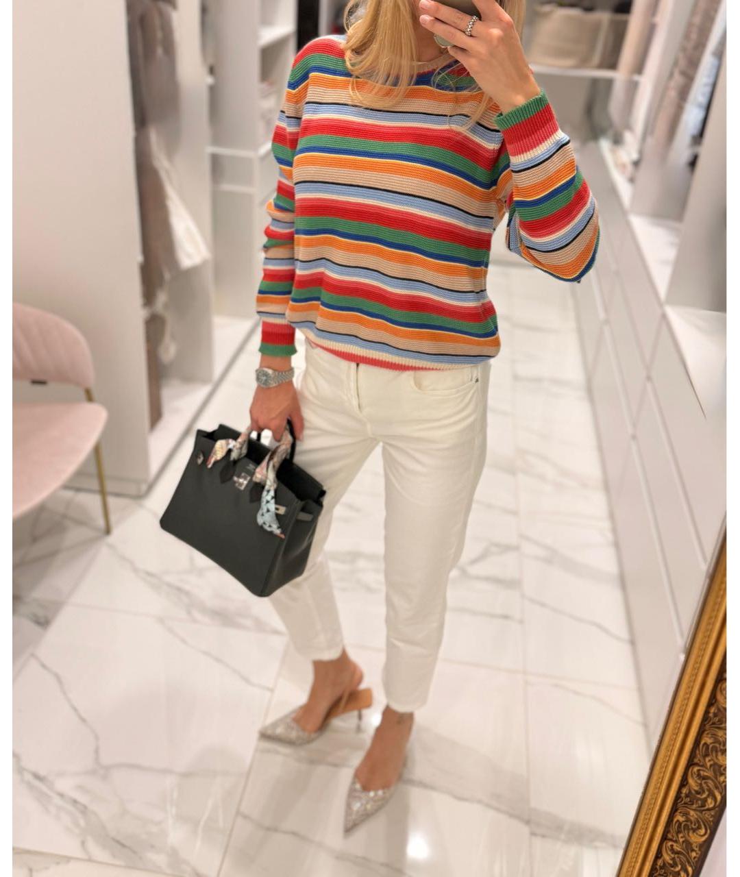WEEKEND MAX MARA Мульти хлопковый джемпер / свитер, фото 5