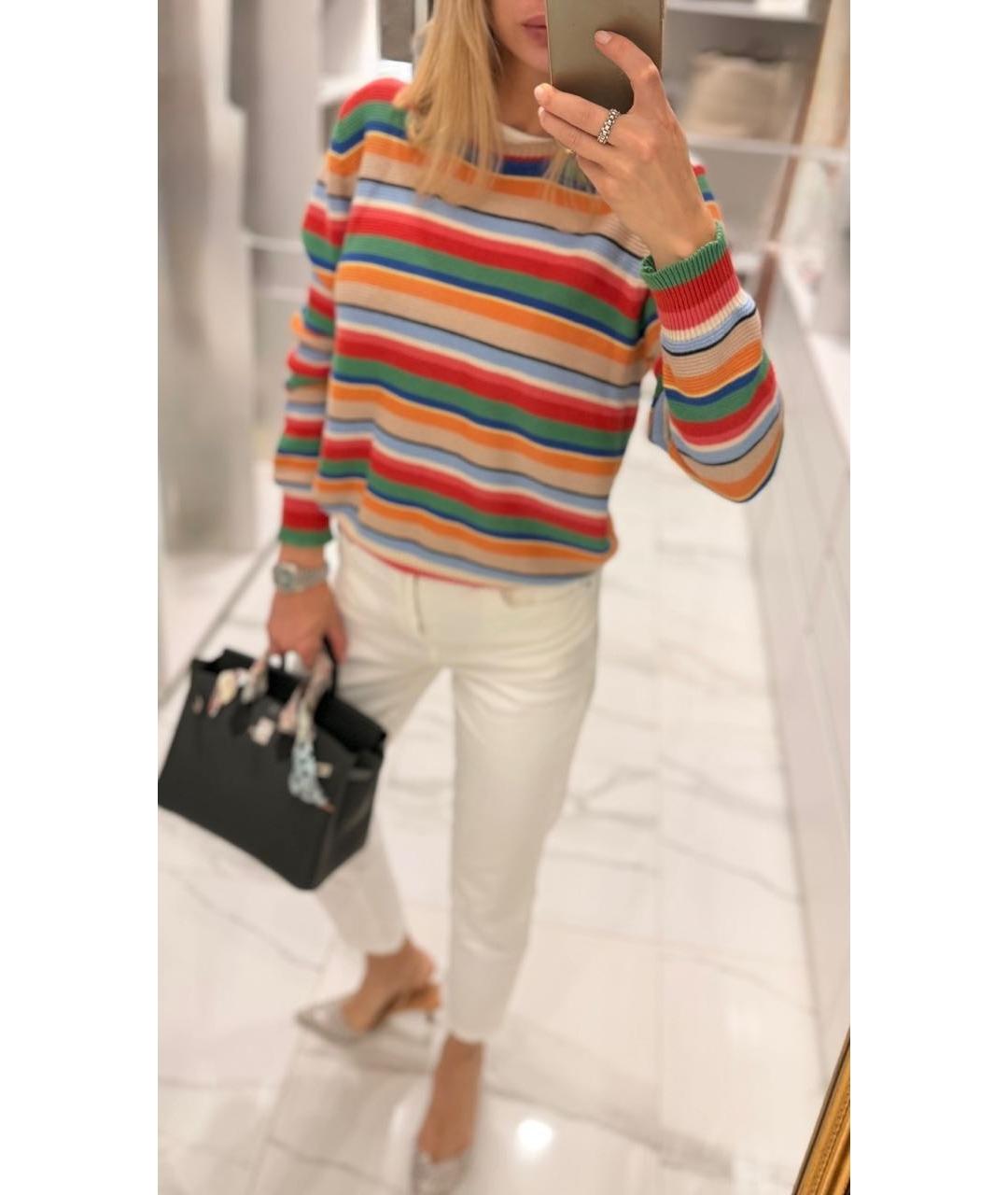 WEEKEND MAX MARA Мульти хлопковый джемпер / свитер, фото 3