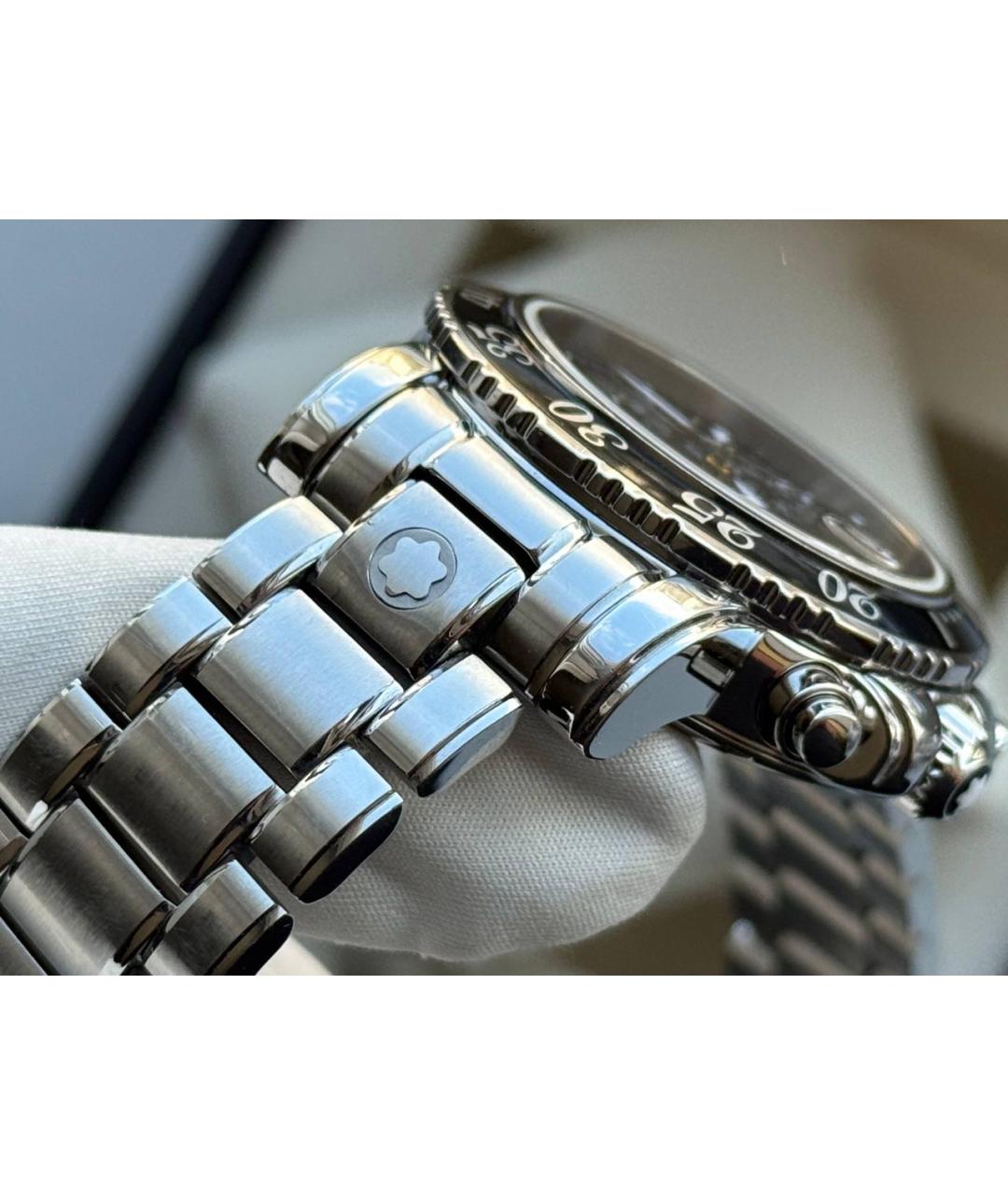 MONTBLANC Белые стальные часы, фото 7