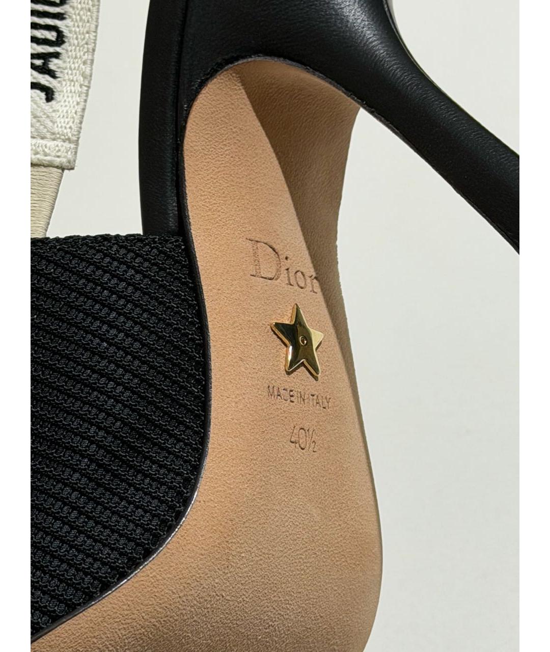 CHRISTIAN DIOR Черные туфли, фото 7