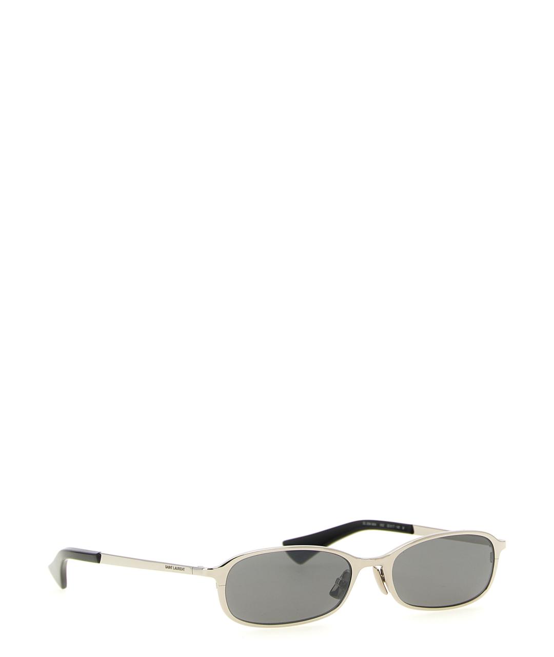 SAINT LAURENT Серые солнцезащитные очки, фото 3