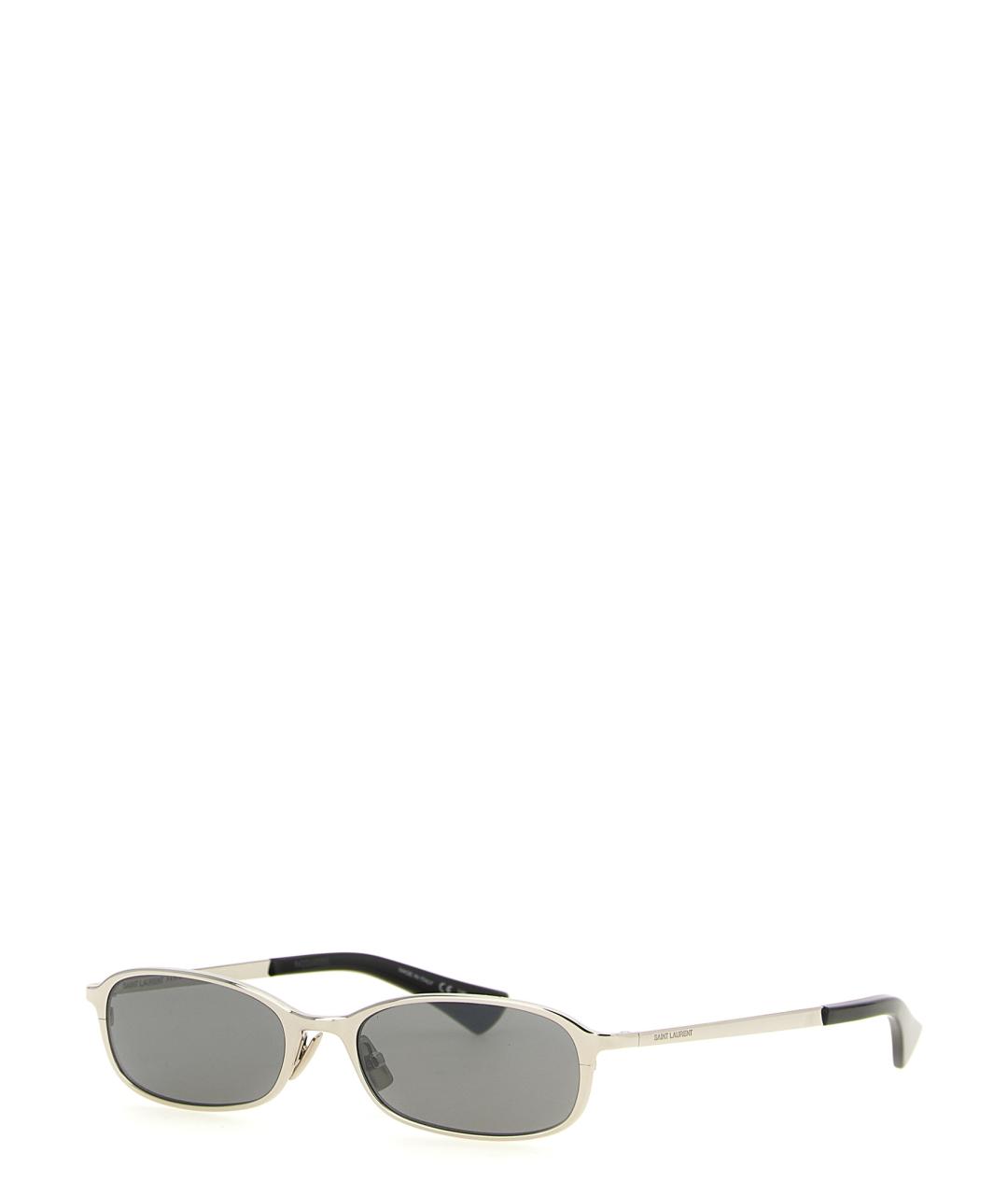 SAINT LAURENT Серые солнцезащитные очки, фото 1