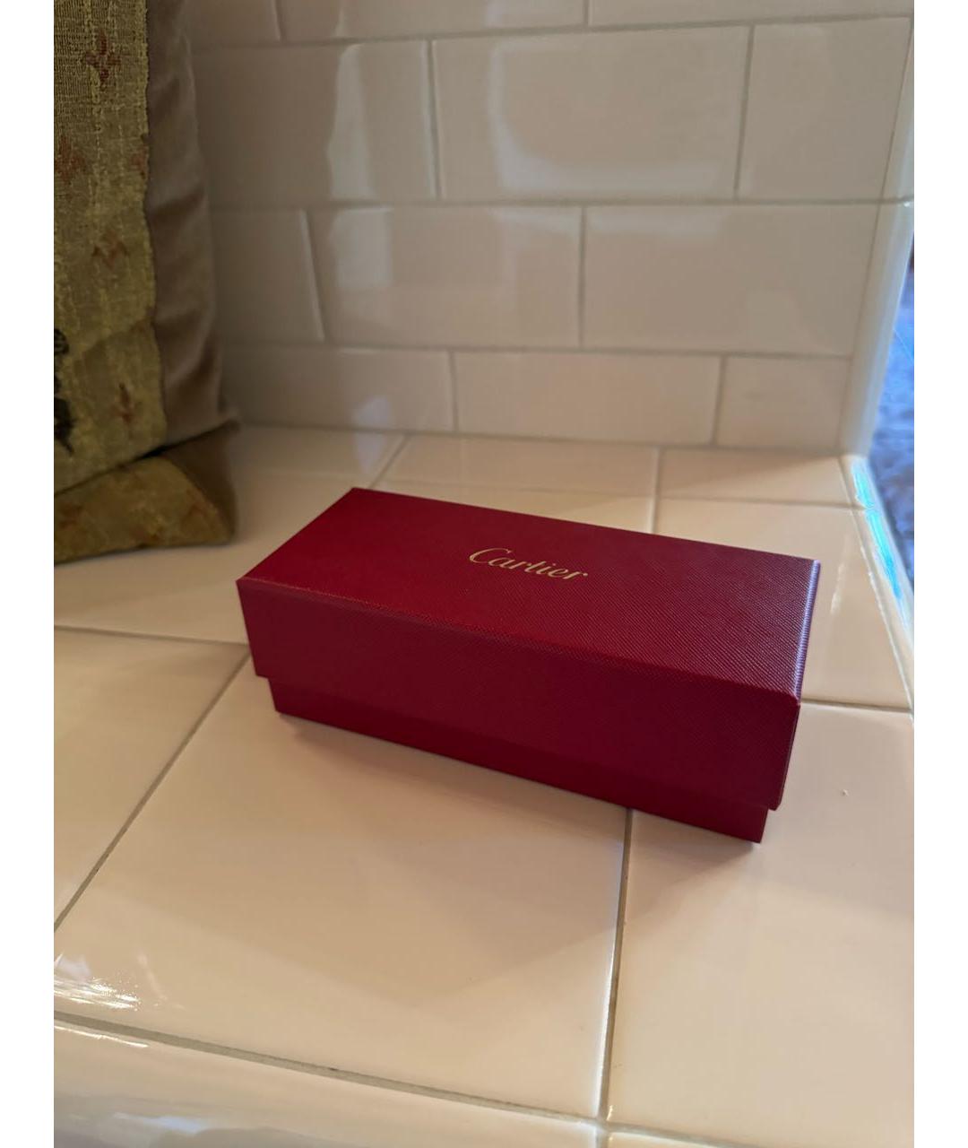 CARTIER Черные пластиковые солнцезащитные очки, фото 4