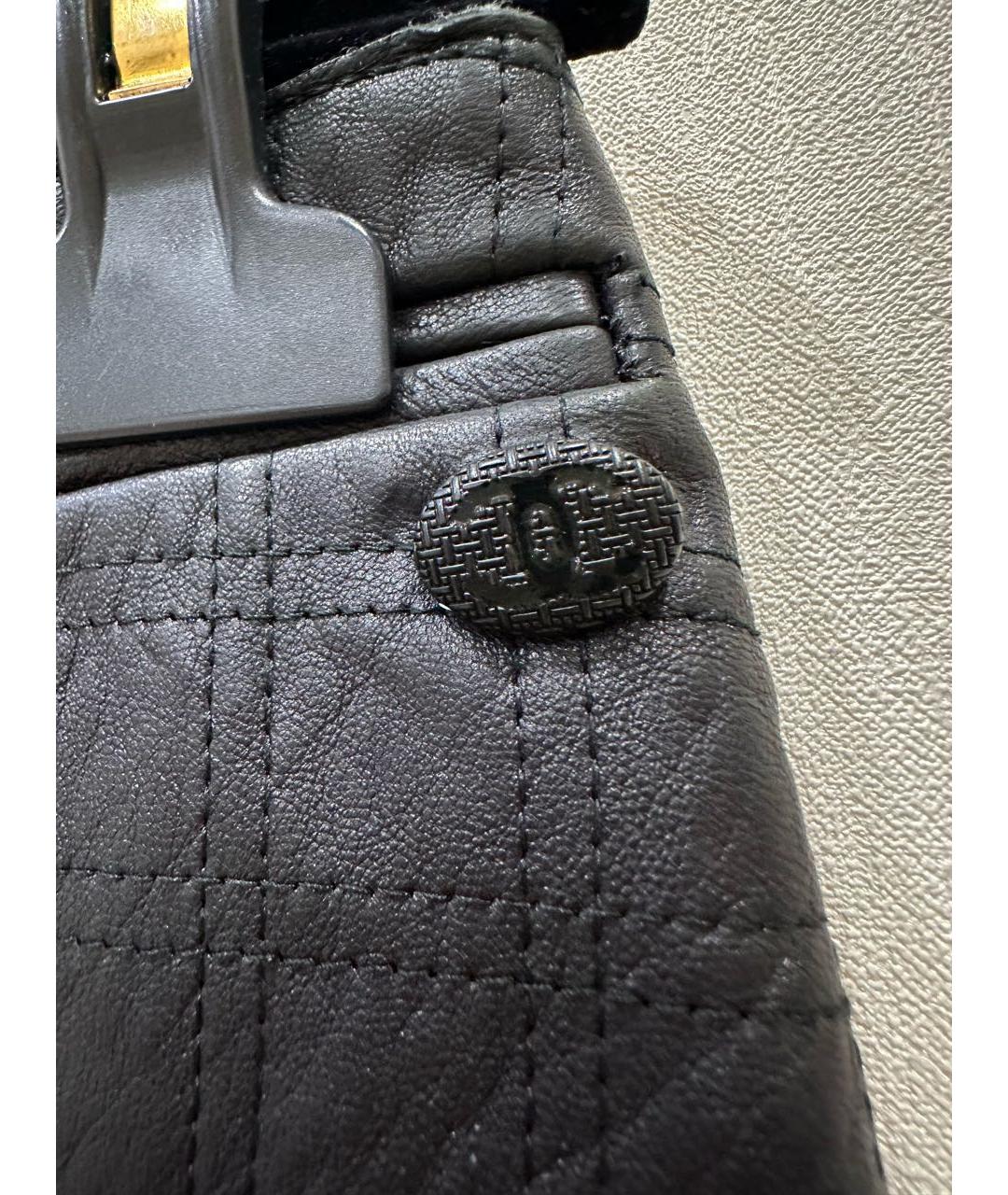 CHANEL Серая шерстяная юбка миди, фото 3
