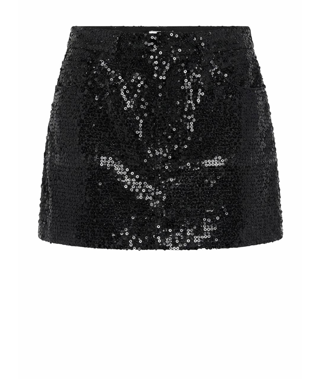 SAINT LAURENT Черная юбка мини, фото 1