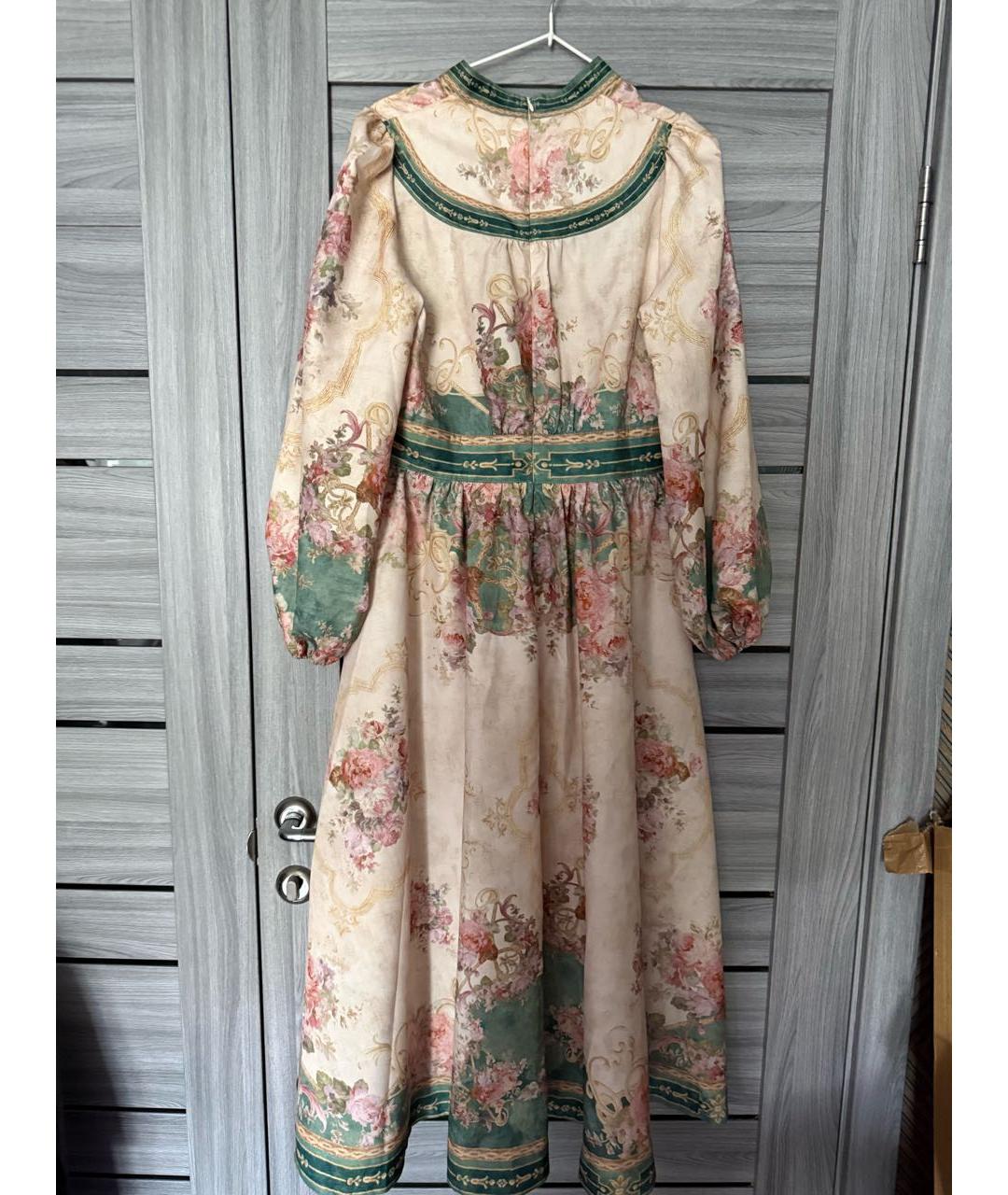 ZIMMERMANN Мульти льняное повседневное платье, фото 2