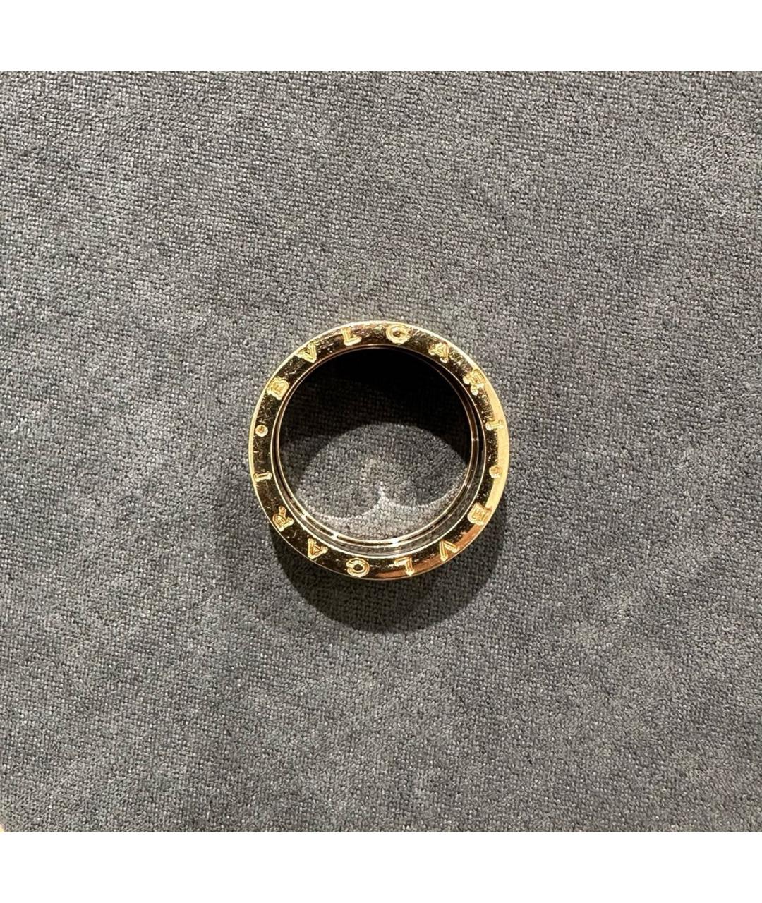 BVLGARI Черное кольцо из розового золота, фото 3