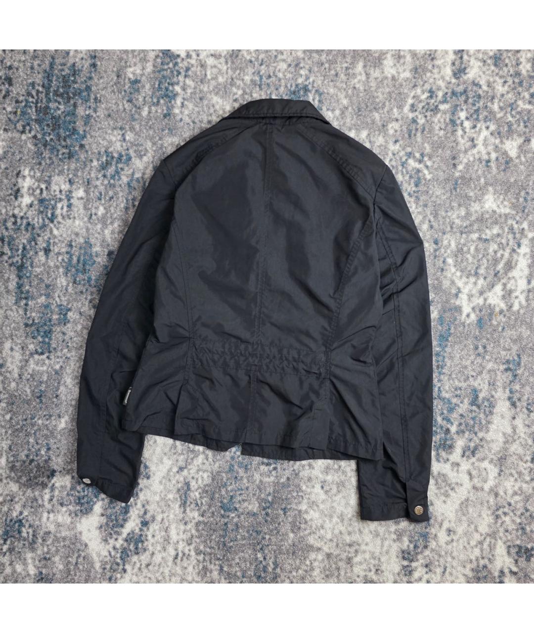 MONCLER Черная полиэстеровая куртка, фото 3