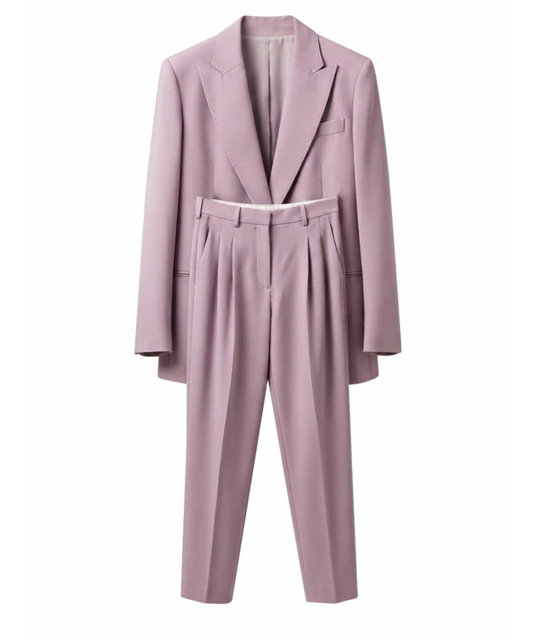 STELLA MCCARTNEY Розовый шерстяной костюм с брюками, фото 1
